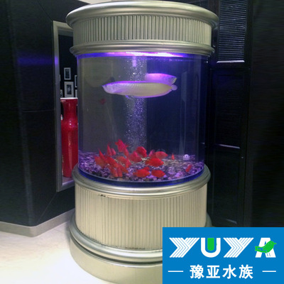 圆柱形观赏缸