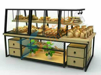 个性面包中岛展示柜